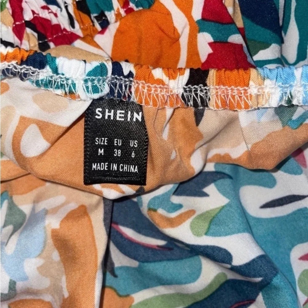 SHEIN Women’s Halter Colorful Tank Top Size Medium - Picture 4 of 5